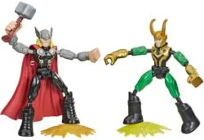 Avengers Bend and Flex Thor VS Loki figura