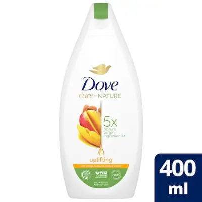 Dove Care by Nature Uplifting krémtusfürdő, többféle, 400ml