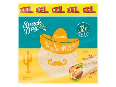 Snack Day Tortilla wraps* (740 g)