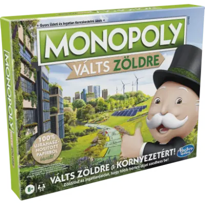 Monopoly Válts Zöldre társasjáték