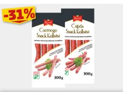 Karát snack kolbász 100g