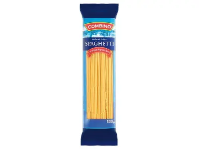 Combino Spaghetti* / Fusilli* / Penne Rigate* / szarvacska* durum tészta (500g)