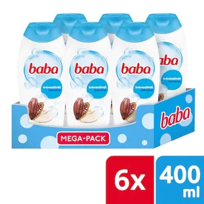 Baba 6x400ml tusfürdő, többféle