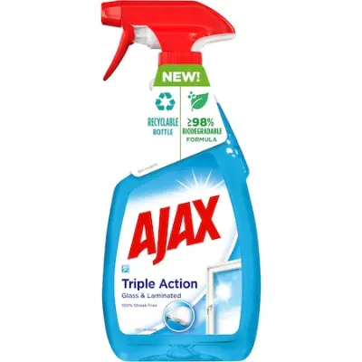 Ajax Üvegtisztító Szórófejes Triple Action, 500ml