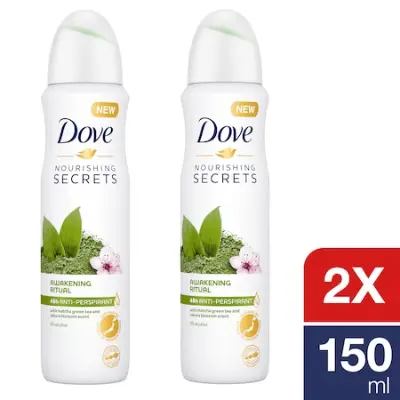 Dove Nourishing Secrets Awakening női izzadásgátló dezodor, kétféle, 2x150 ml