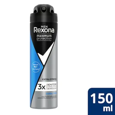 Rexona Maximum Protection férfi dezodor Cobalt 72h, 2x150 ml