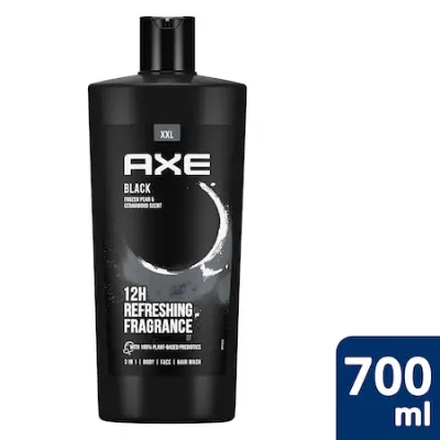 AXE Black férfi tusfürdő, 2x700ml