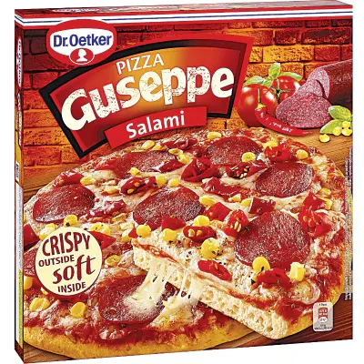 Dr.o. Guseppe szalámis/négysajtos pizza