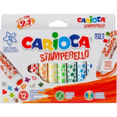 Carioca Stamperello Filctoll szett, 12 db