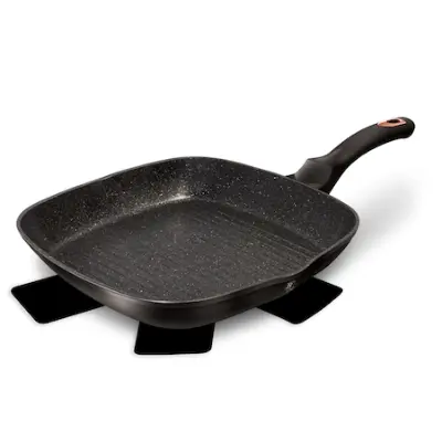 BerlingerHaus BH/1636N Grill serpenyő, 28 cm, Black Rose Collection