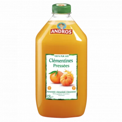 ANDROS Klementin gyümölcslé 100%-os, 1,5 l