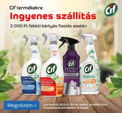 Ingyenes szállítás eMAGra CIF termékekkel