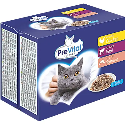 Prevital macskaeledel multipack, 12x100g