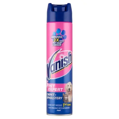 Vanish Pet Expert szőnyeg- és kárpittisztító hab, 600 ml