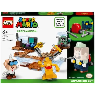 LEGO® Super Mario™ 71397 Luigi’s Mansion™ Lab és Poltergust kiegészítő szett