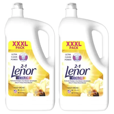 Lenor Gold Orchid folyékony mosószer, 2x80 mosás, 2x4.4L