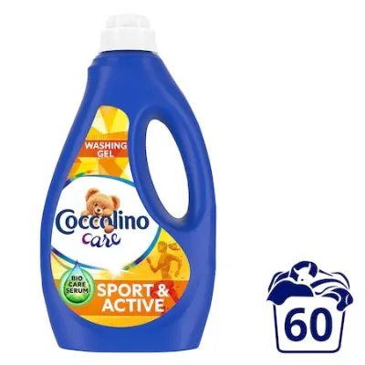 Coccolino Care mosógél sport ruhákhoz, 60 mosás, 2.4L