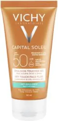 Vichy Ideal Soleil Dry Touch SPF50 mattító emulzió, 50 ml