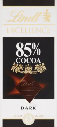 Lindt Étcsokoládé 85%, kétféle (100 g)