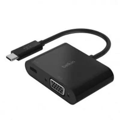 Belkin USB-C - VGA Adapter Fekete (AVC001BTBK)