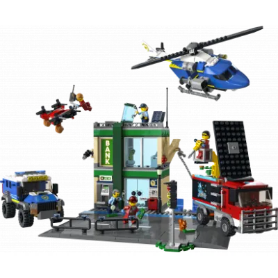 LEGO City Rendőrségi üldözés a banknál (60317)