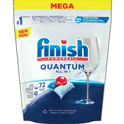 Finish Quantum All in 1 mosogatógép tabletta, 72 db