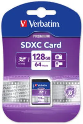 VERBATIM Premium SDXC 128GB UHS-I V10 U1 memóriakártya