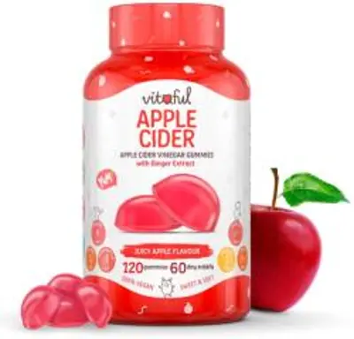 Vitaful Apple Cider Almaecet gumivitamin - 120db