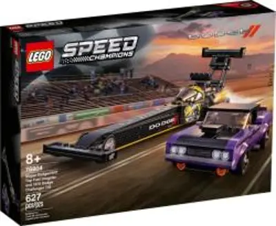 LEGO® Speed Champions Mopar Dodge//SRT Top Fuel Dragster és 1970 Dodge Challenger T/A (76904)