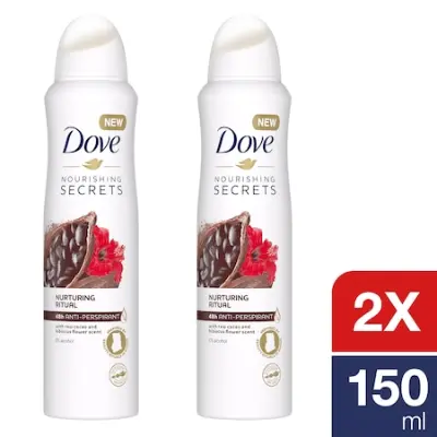 Dove Nourishing Secrets Nurturing Ritual női izzadásgátló dezodor, 2x150 ml