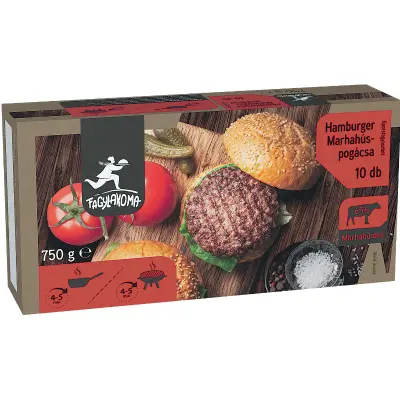 Fagylakoma hamburger hús, 750g