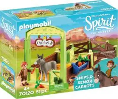 Playmobil Szilaj - Nyiszi és Konok úr karámmal 70120