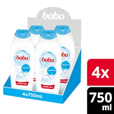 BABA krémtusfürdő, 4x750 ml, többféle