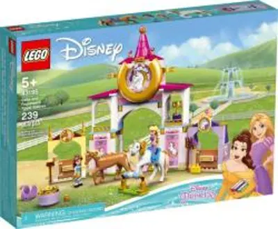 LEGO Disney Princess 43195 Belle és Aranyhaj királyi istállói