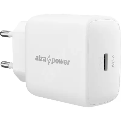 AlzaPower A125 Fast Charge 25W fehér hálózati adapter