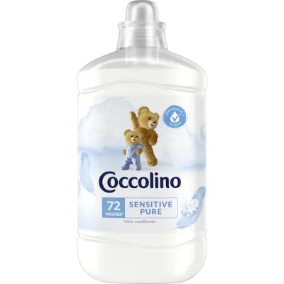 4x Coccolino Sensitive öblítő, 1,8L, 72 mosás