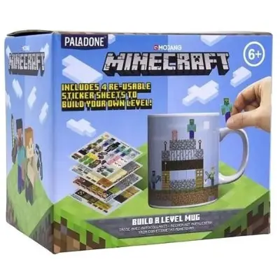 Minecraft - Build a Level bögre matricákkal