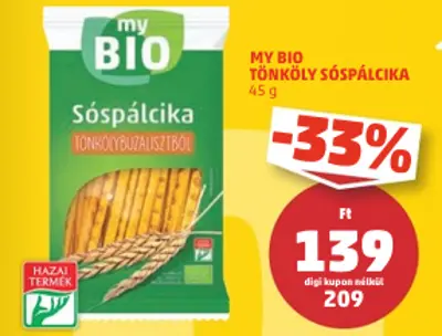 My Bio tönköly sóspálcika, 45g