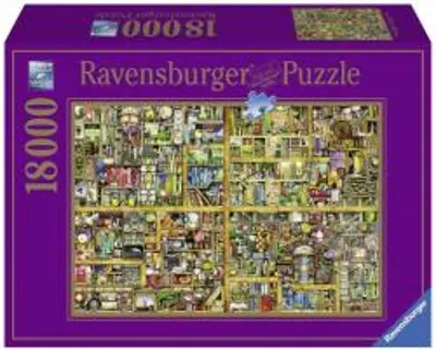 Ravensburger Puzzle 18 000 db - Varázslatos könyves szekrény (17825)