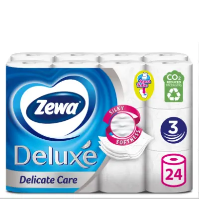 Zewa Deluxe 3 rétegű toalettpapír 24 tekercs