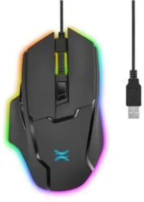 Noxo Vex gaming optikai egér, Rgb, fekete (325284)