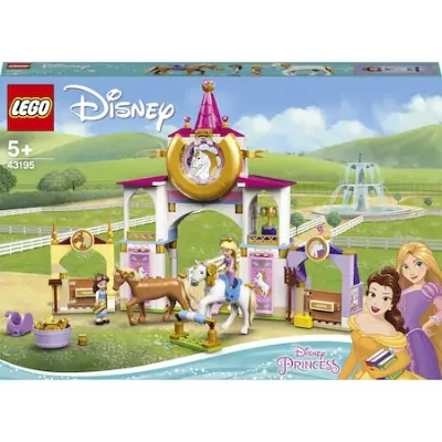 LEGO® Disney Princess 43195 Belle és Aranyhaj királyi istállói