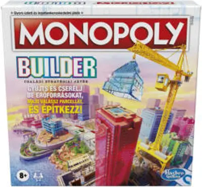 Monopoly Builder - HU változat társasjáték