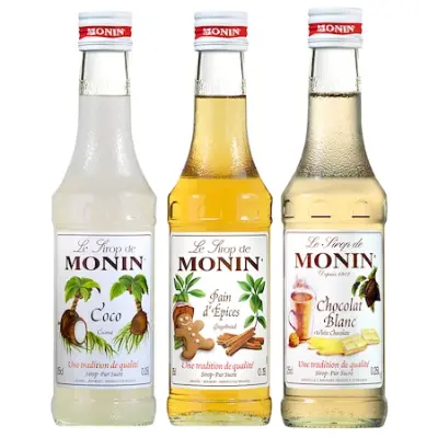 MONIN kávészett, többféle, 3x250ml