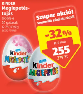 Kinder meglepetés tojás