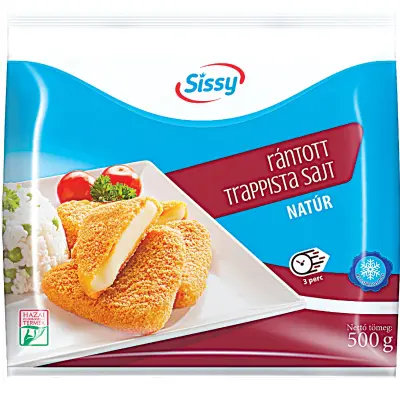 Sissy rántott trappista sajt, 500g