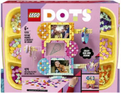 LEGO DOTS 41956 Fagylaltos képkeret és karkötő