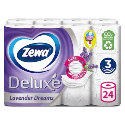 Zewa Deluxe 3 rétegű toalettpapír, többféle, 3x24 tekercs