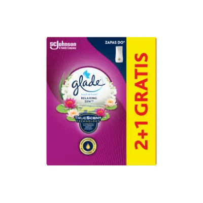 Glade Touch & Fresh Relaxing Zen koncentrált aeroszolos légfrissítő utántöltő 3 x 10 ml (30)