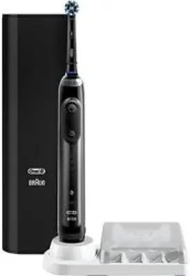 Oral-B Genius X elektromos fogkefe, mesterséges intelligencia, 3D tisztítás, 6 program, 1 fej, Bluetooth, fekete (81771234)